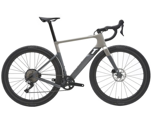 3T Exploro Racemax Boost Complete Bike Gravel Electric - Grey-Complete Gravel Bikes-