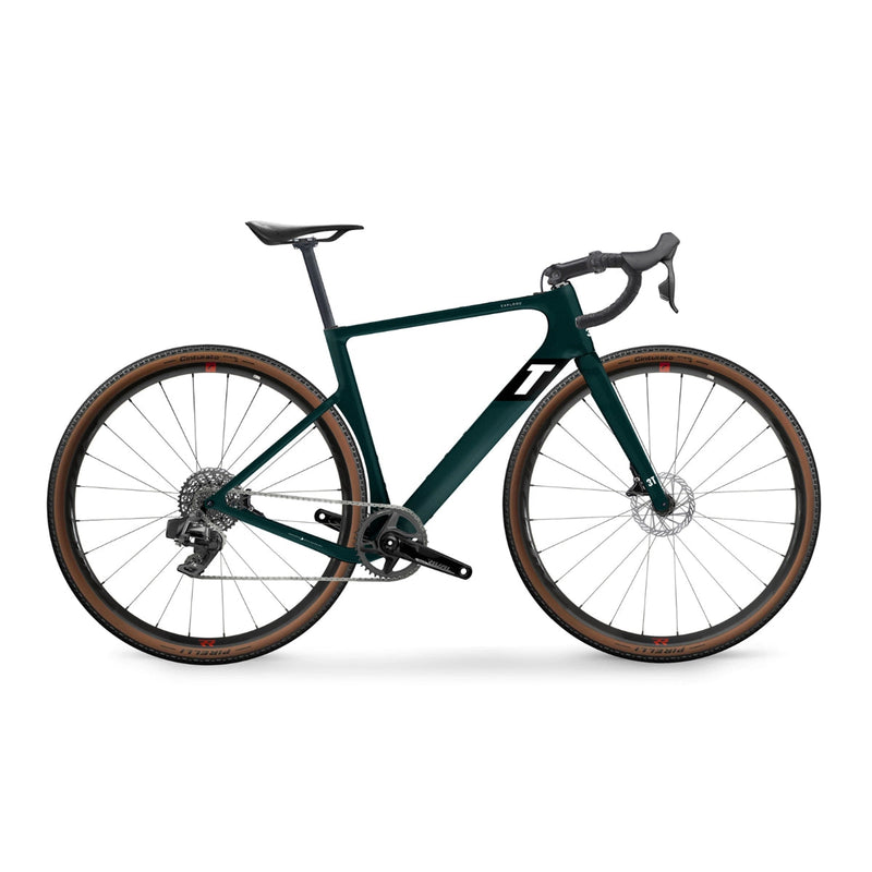 3T Exploro Ultra Complete Bike Gravel Sram Rival XPLR 1x12 700c - Racing Green