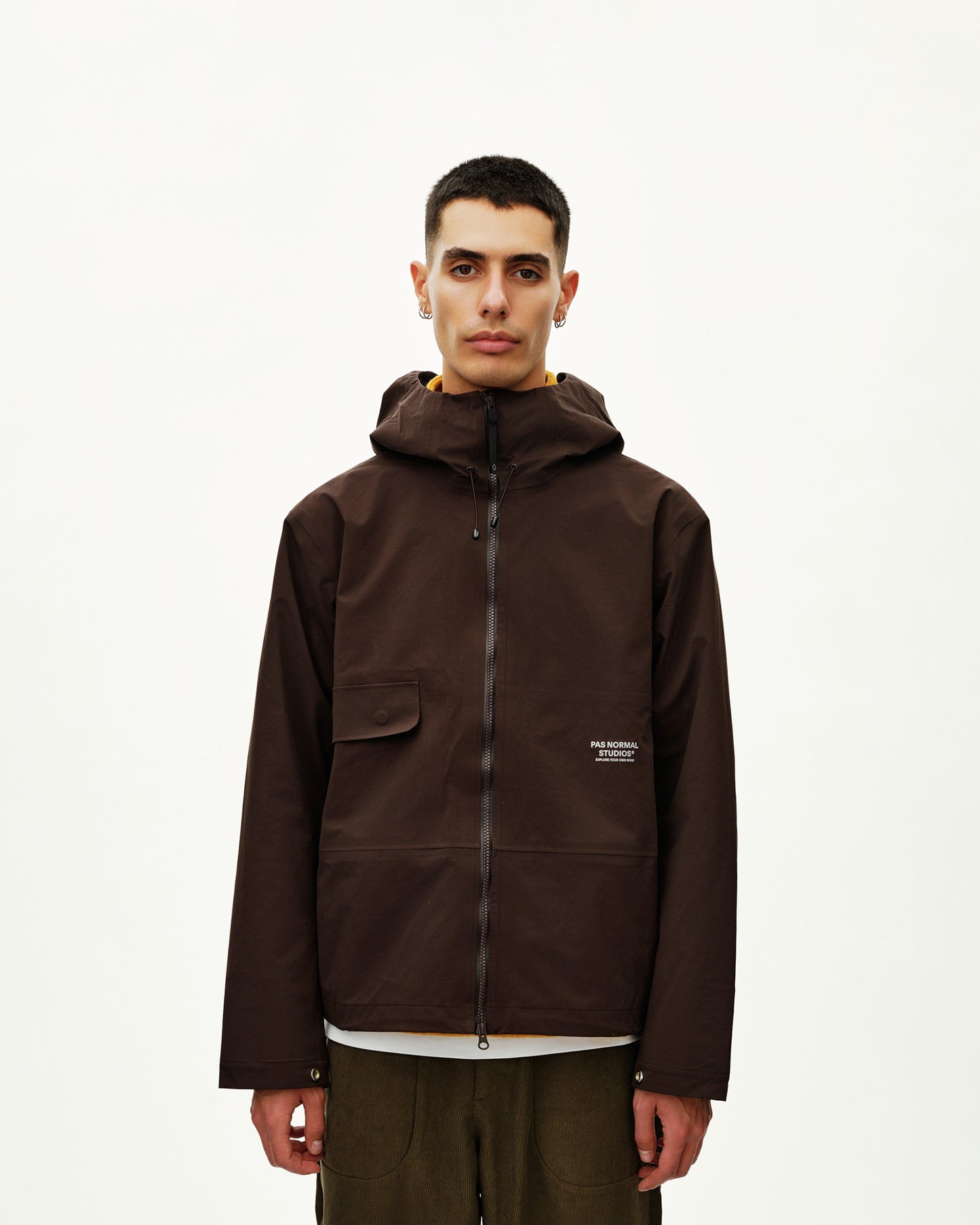 PAS NORMAL STUDIOS Off Race 3L Shell Chaqueta - Dark Coffee