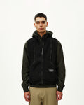 PAS NORMAL STUDIOS Off Race Pile Fleece Chaleco de ciclisme - Negre