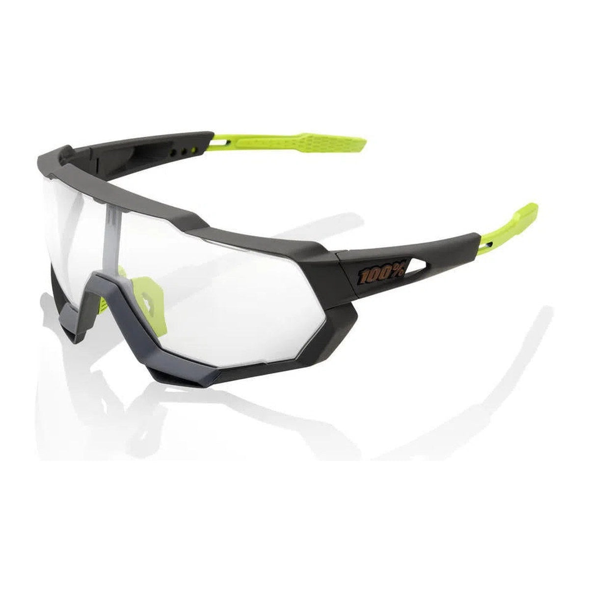 RIDE 100% Eyewear Speedtrap - Soft Tact Cool Grey  Photochromic Lens