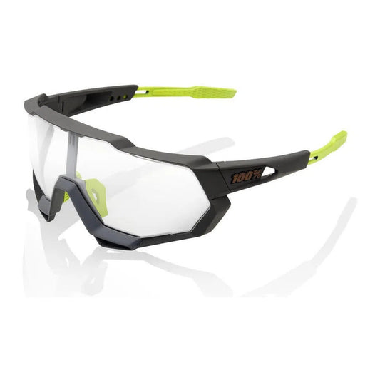 RIDE 100% Eyewear Speedtrap - Soft Tact Cool Grey  Photochromic Lens