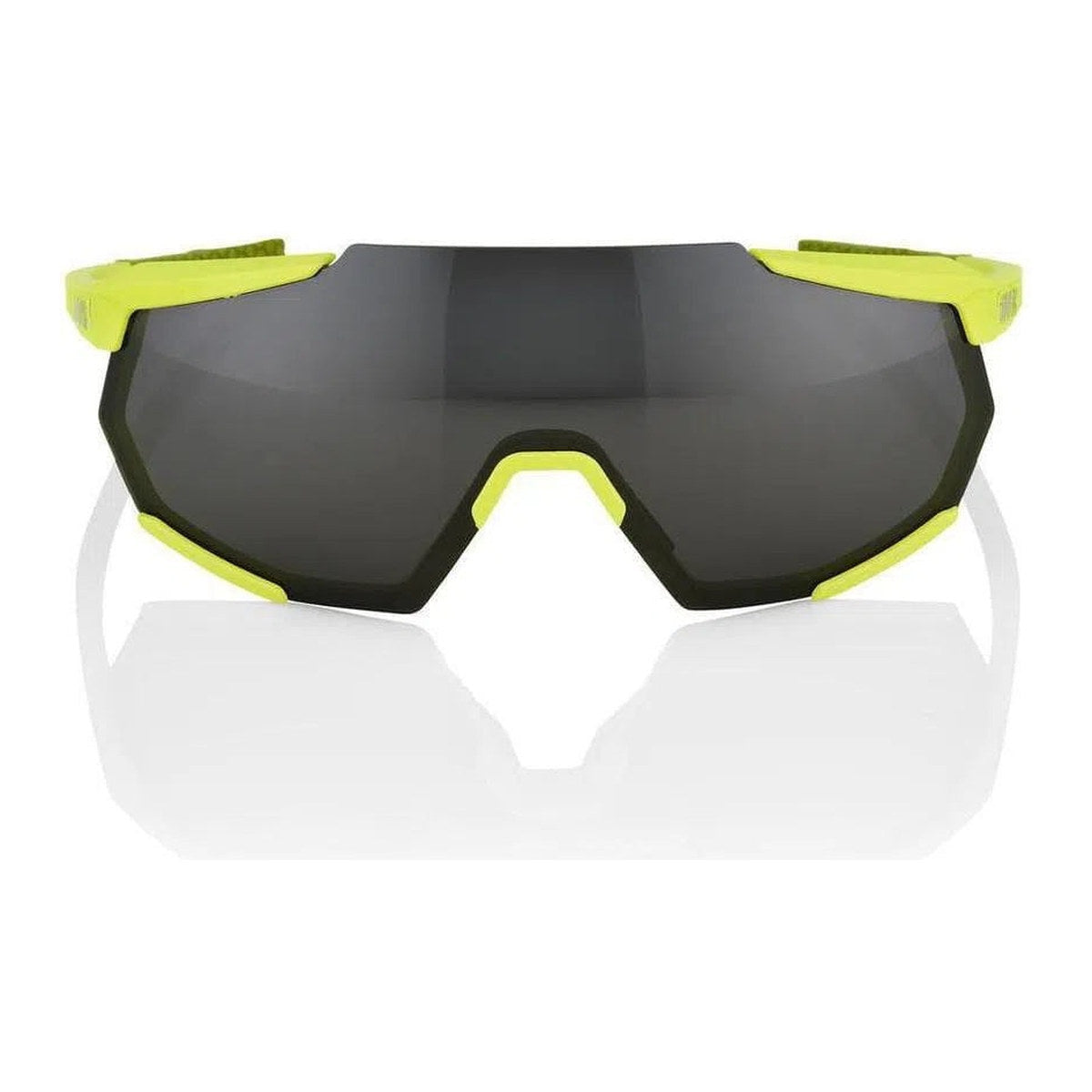 RIDE 100% Eyewear Racetrap Soft Tact - Banana Black Mirror Lens