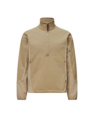 PAS NORMAL STUDIOS Off Race Light Fleece Half Zip - Beige