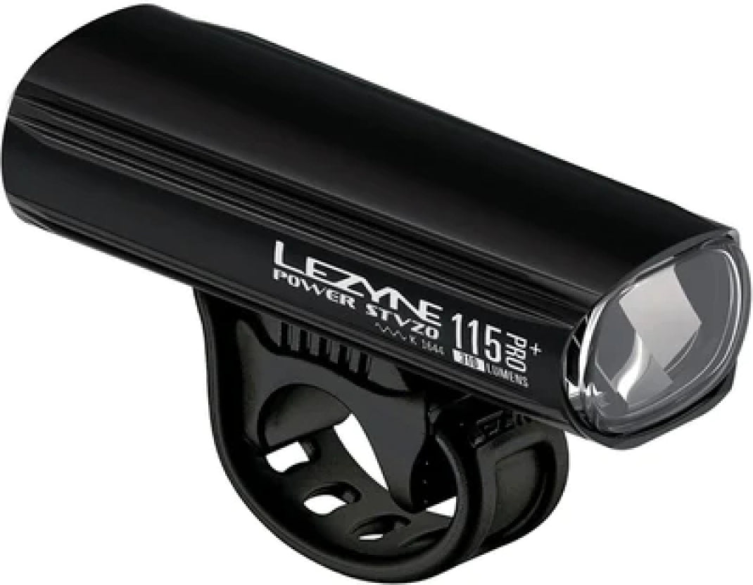 LEZYNE POWER PRO 115+ STVZO Llum davantera - Negre/GLOSSY