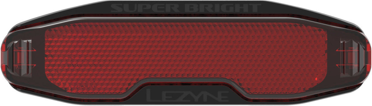 LEZYNE SUPER BRIGHT STVZO E12 Rear LIGHT - Negre/RED