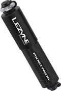LEZYNE CNC POCKET DRIVE PRO HV MINI PUMP - MATTE Zwart/Zwart/GLOSSY