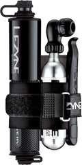 LEZYNE CNC POCKET DRIVE HV LOADED MINI PUMP WITH LEVER KIT AND CO2 CARTRIDGE - BLACK/GLOSSY