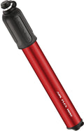 LEZYNE CNC DRIVE HV MEDIUM MINI PUMP - RED/GLOSSY