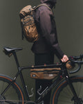 PAS NORMAL STUDIOS x Yoshida Porter Frametaske (fiets) - Light Brown