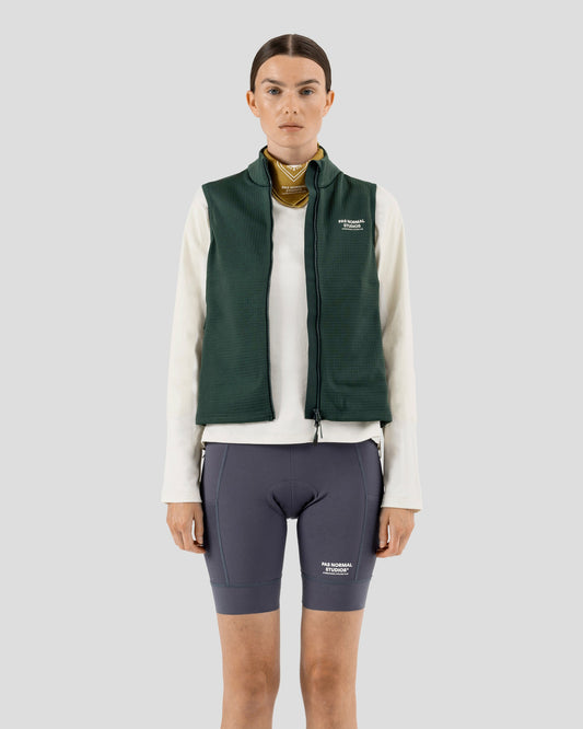 PAS NORMAL STUDIOS Women Escapism Performance Fleece Vest - Petroleum