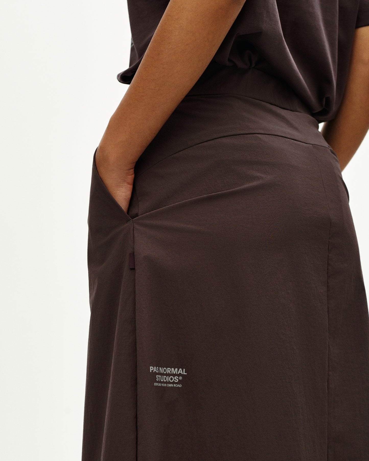 PAS NORMAL STUDIOS Dona Off Race Tech Skirt - Dark Purple