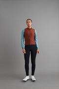 PAS NORMAL STUDIOS Women Mechanism Thermal Long Sleeve Jersey - Mahogany / Dusty Teal