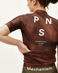 PAS NORMAL STUDIOS Damen Mechanism Trikot - AOP Light Brown