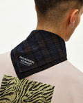 PAS NORMAL STUDIOS Off Race Seersucker Bandana - Dark Navy