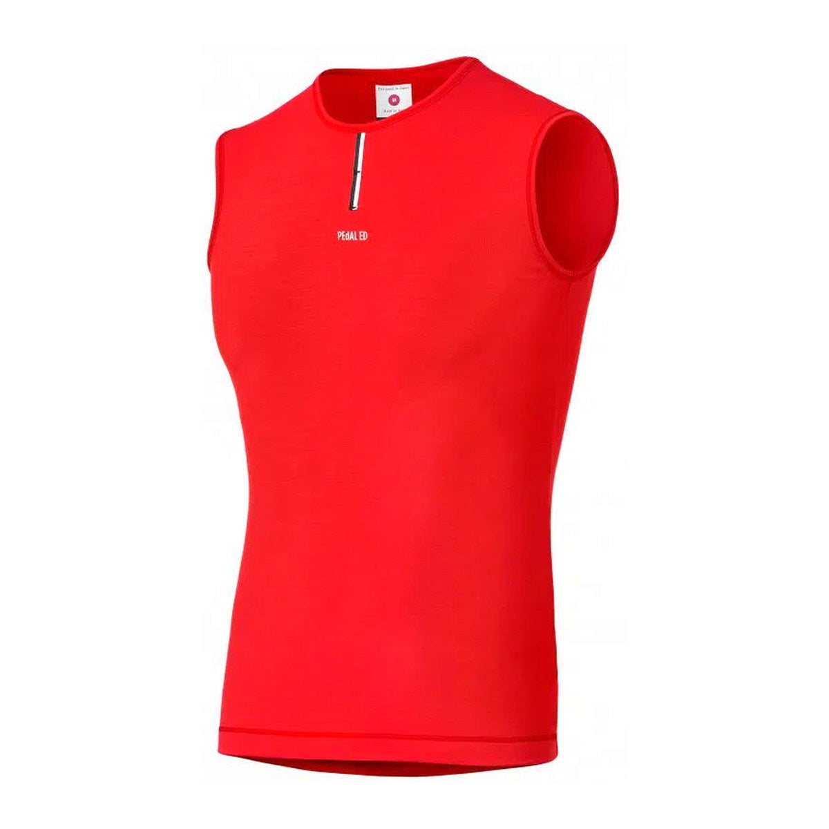 PedalEd Merino BaseLayer Sleeveless Essential - Red