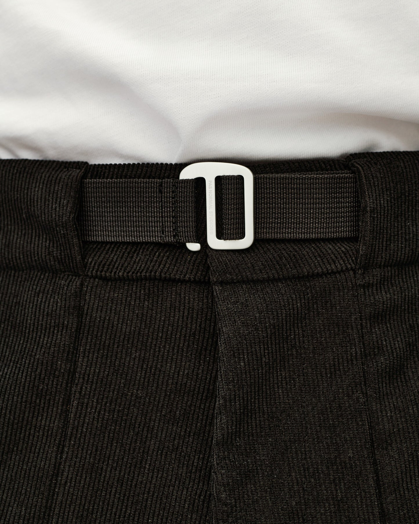 PAS NORMAL STUDIOS Off Race Corduroy Pantalones - Negro