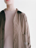PAS NORMAL STUDIOS Off Race Tech Overshirt - Ash Brown