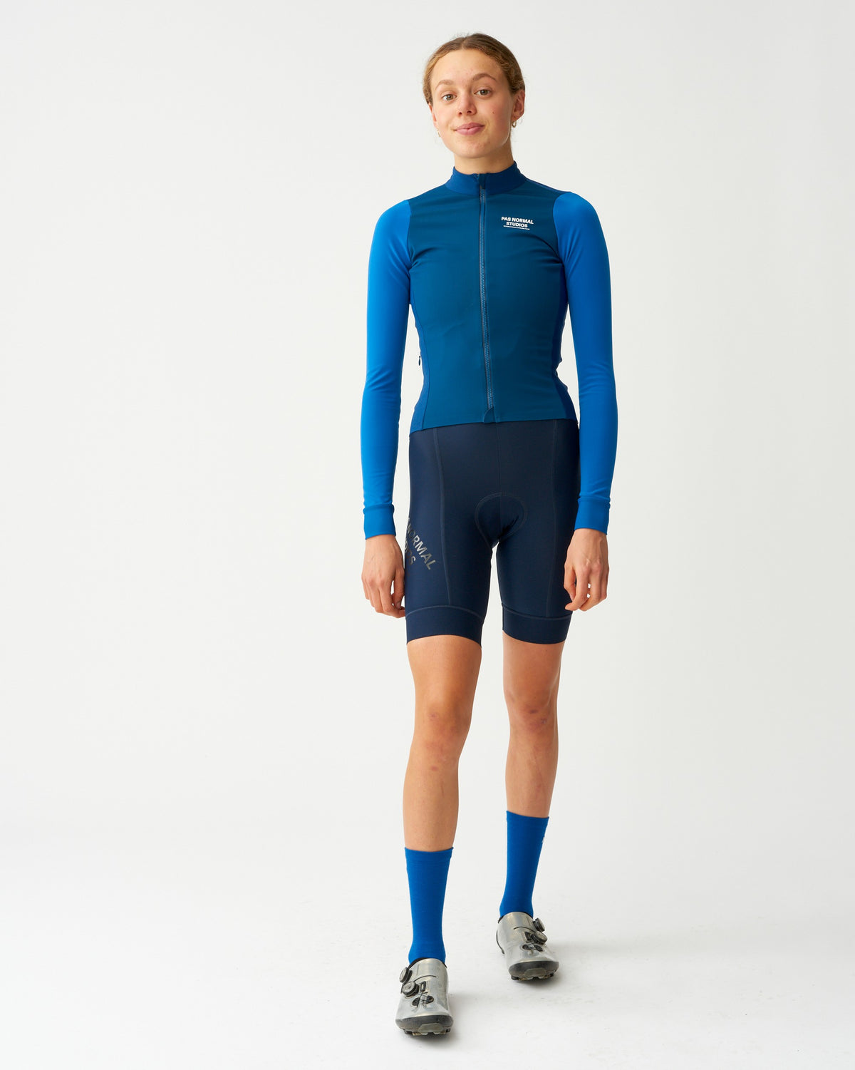 PAS NORMAL STUDIOS Women Control Fleece Bibs - Navy