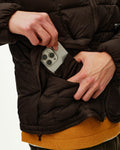 PAS NORMAL STUDIOS Off Race Down Liner Jacket - Dark Coffee