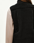 PAS NORMAL STUDIOS Dona Off Race Pile Fleece Chaleco de ciclisme - Negre
