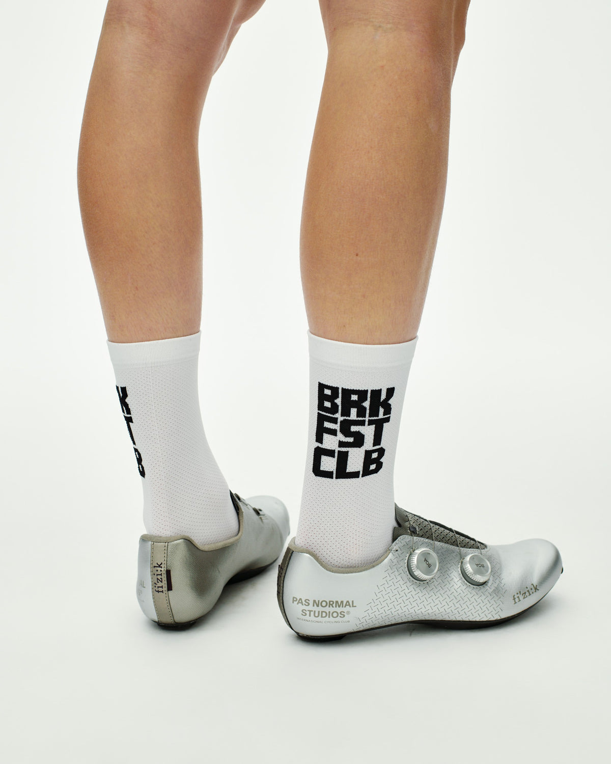 PAS NORMAL STUDIOS Breakfast Club Race Socks - White