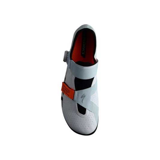 SPECIALIZED Sworks Torch Remco Road Cycling Shoes - White / Photon Orange