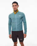PAS NORMAL STUDIOS Men Escapism Performance Fleece Zip - Dusty Blue