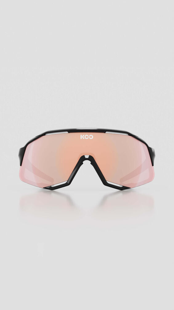 KOO Demos Eyewear Black/Rosé - Rosé Lens