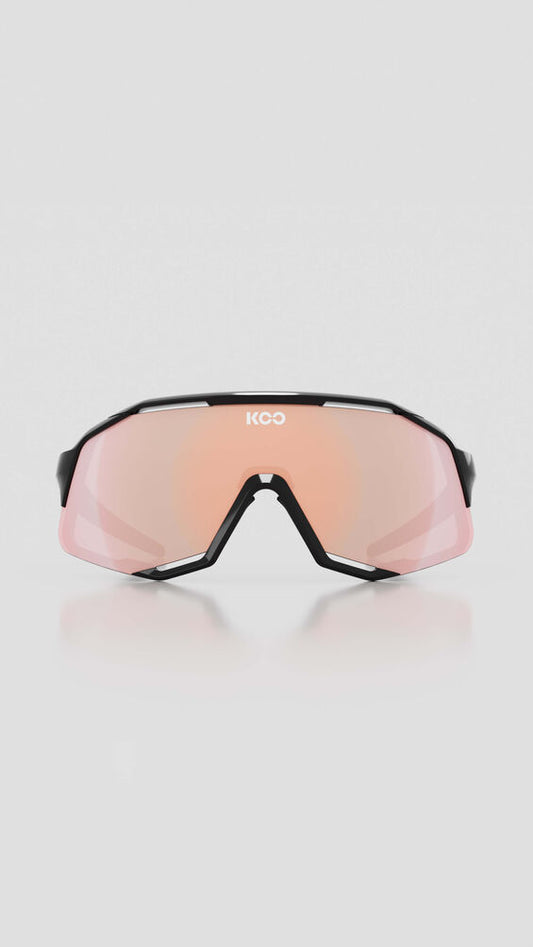 KOO Demos Eyewear Black/Rosé - Rosé Lens