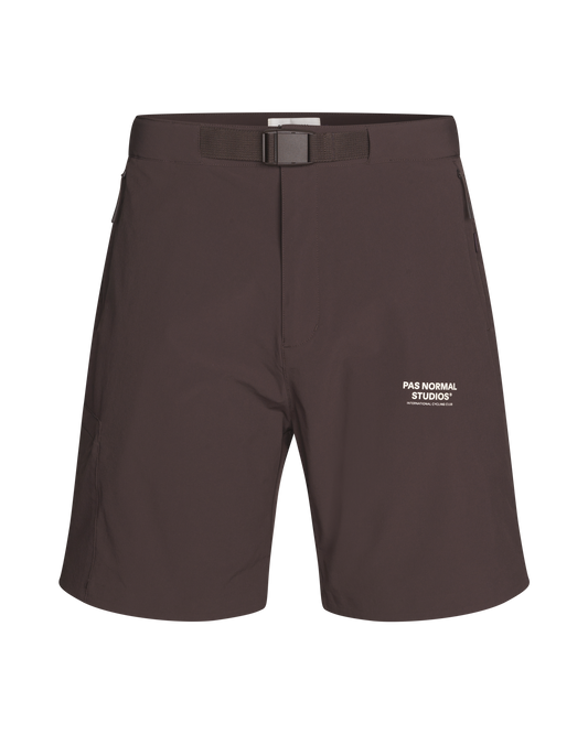 PAS NORMAL STUDIOS Off Race Shorts -  Light Brown