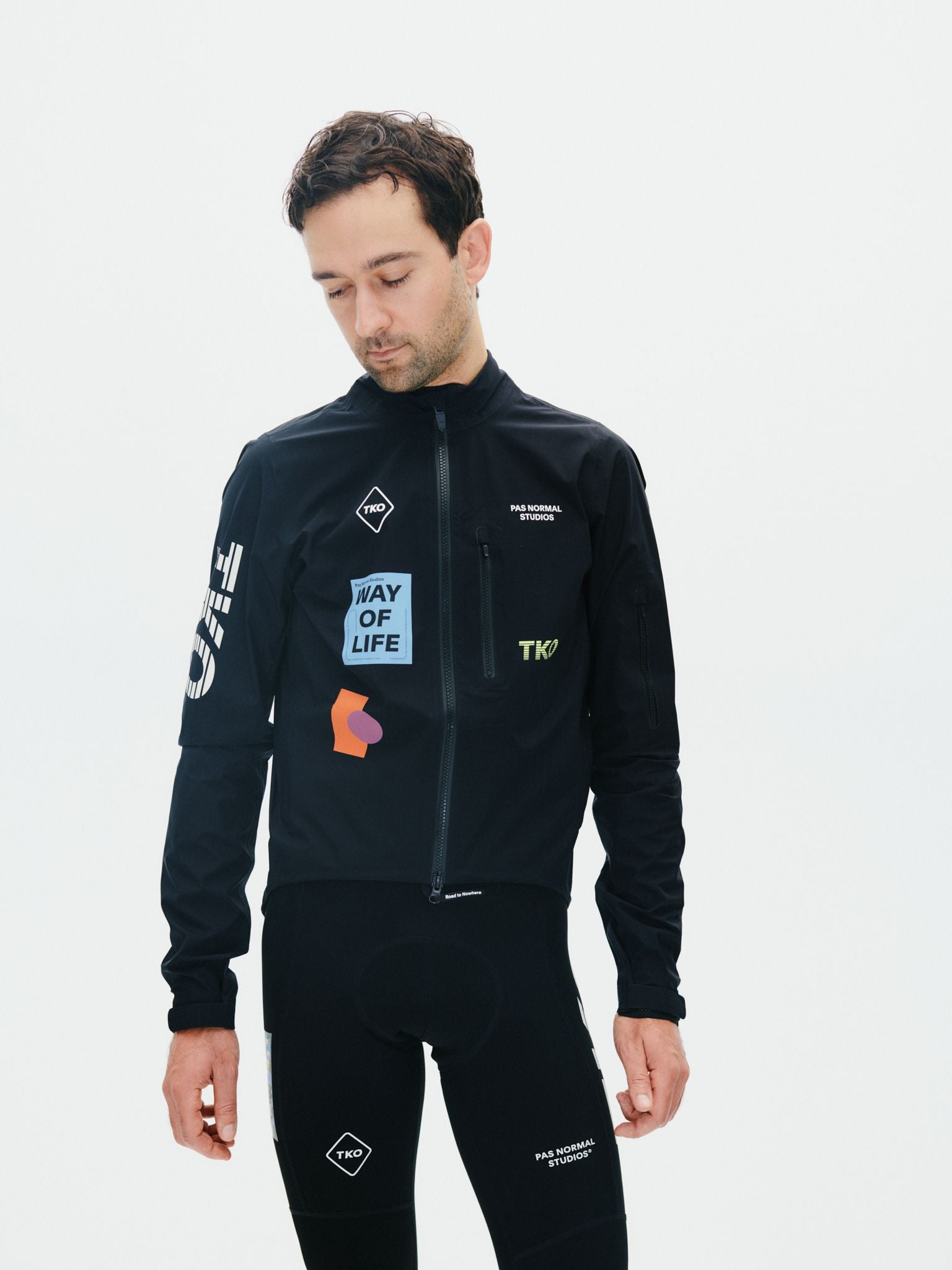 PAS NORMAL STUDIOS Essential Shield Jacket - Black | Velodrom