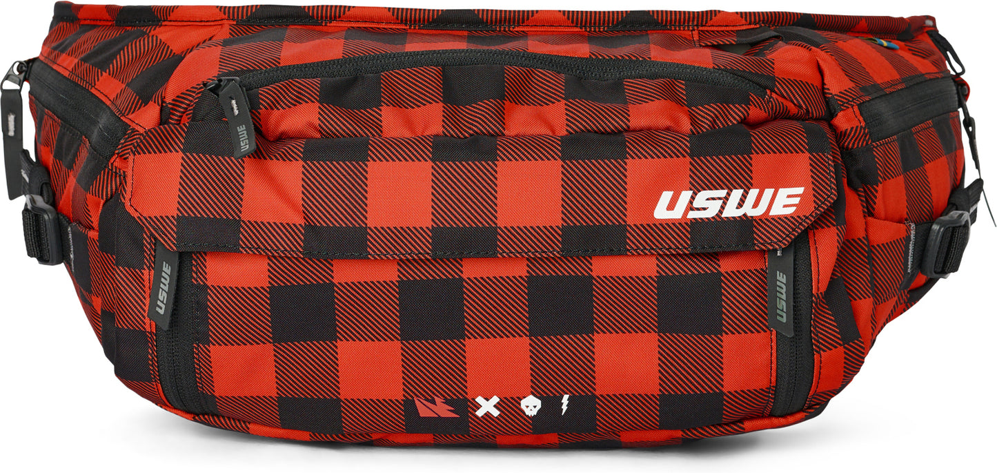 USWE WAIST 6L WAIST PACK - FLANNEL RED