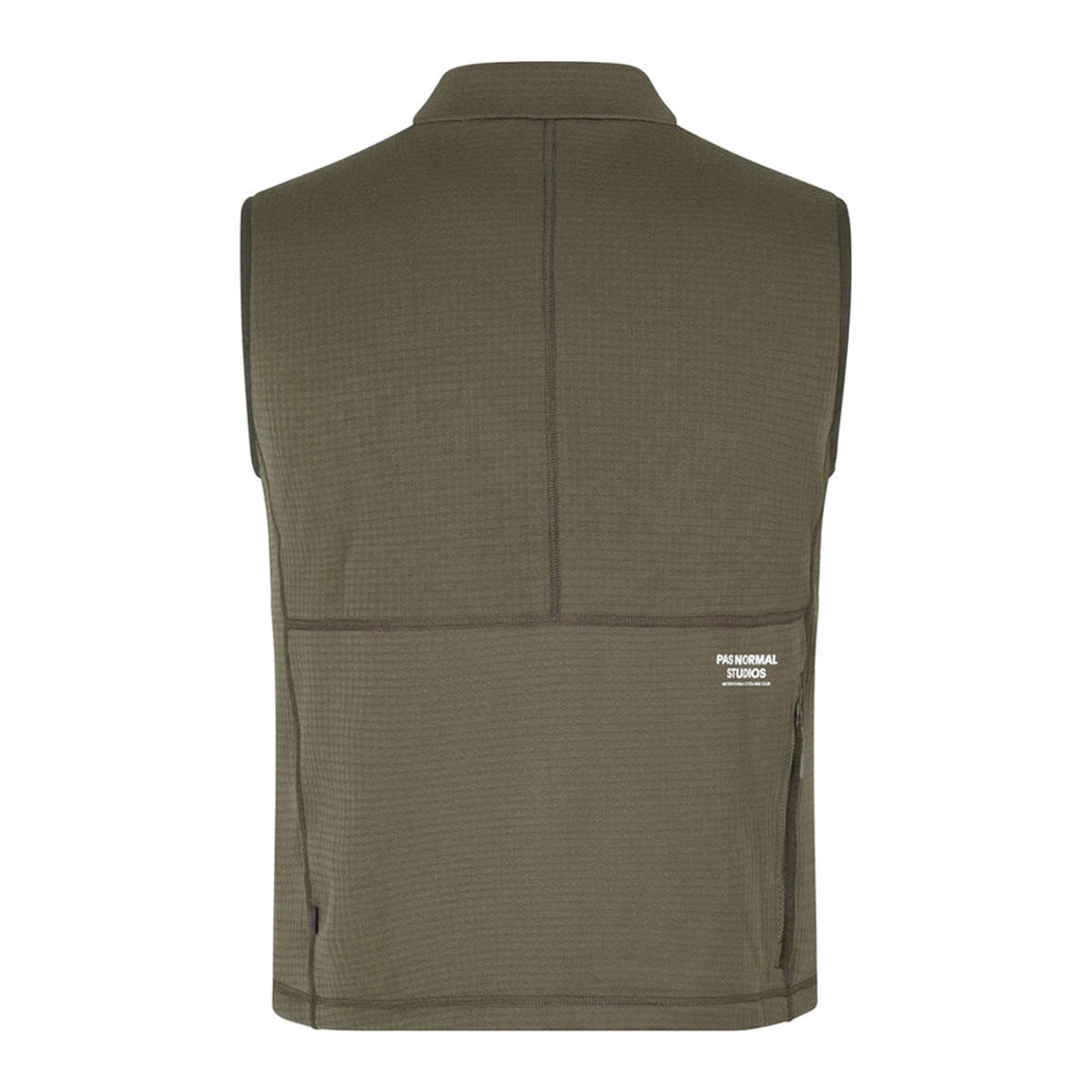 PAS NORMAL STUDIOS ESCAPISM Performance Fleece Vest - Dark Stone