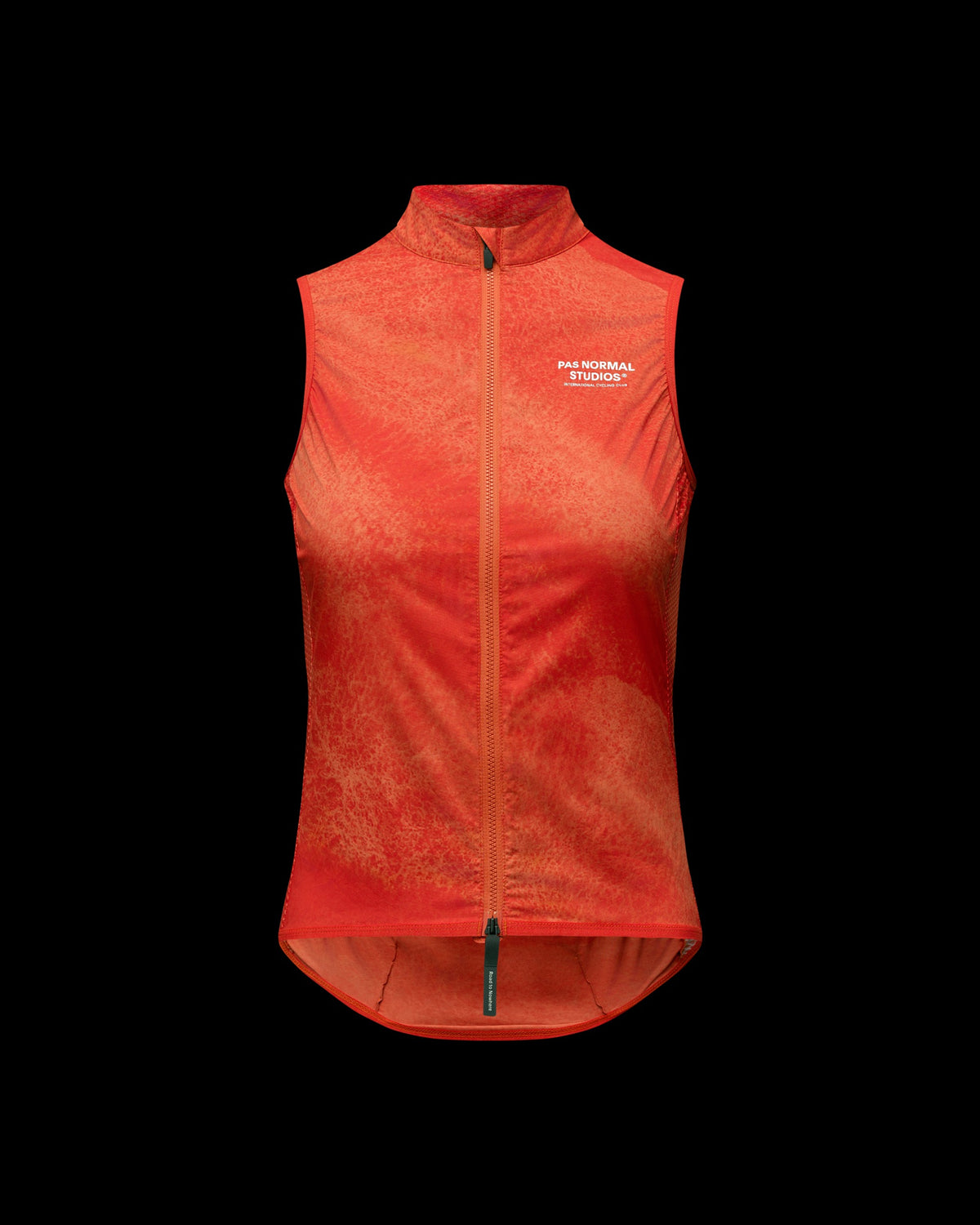 PAS NORMAL STUDIOS Women Mechanism Stow Away Gilet - AOP Hibiscus Orange