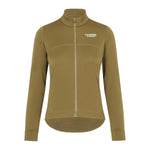 PAS NORMAL STUDIOS Essential Thermal Manica lunga Maglia ciclismo donna AW22 - Green Terrain