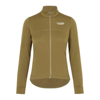PAS NORMAL STUDIOS Essential Thermal Manga Larga Maillot ciclismo Mujer AW22 - Green Terrain