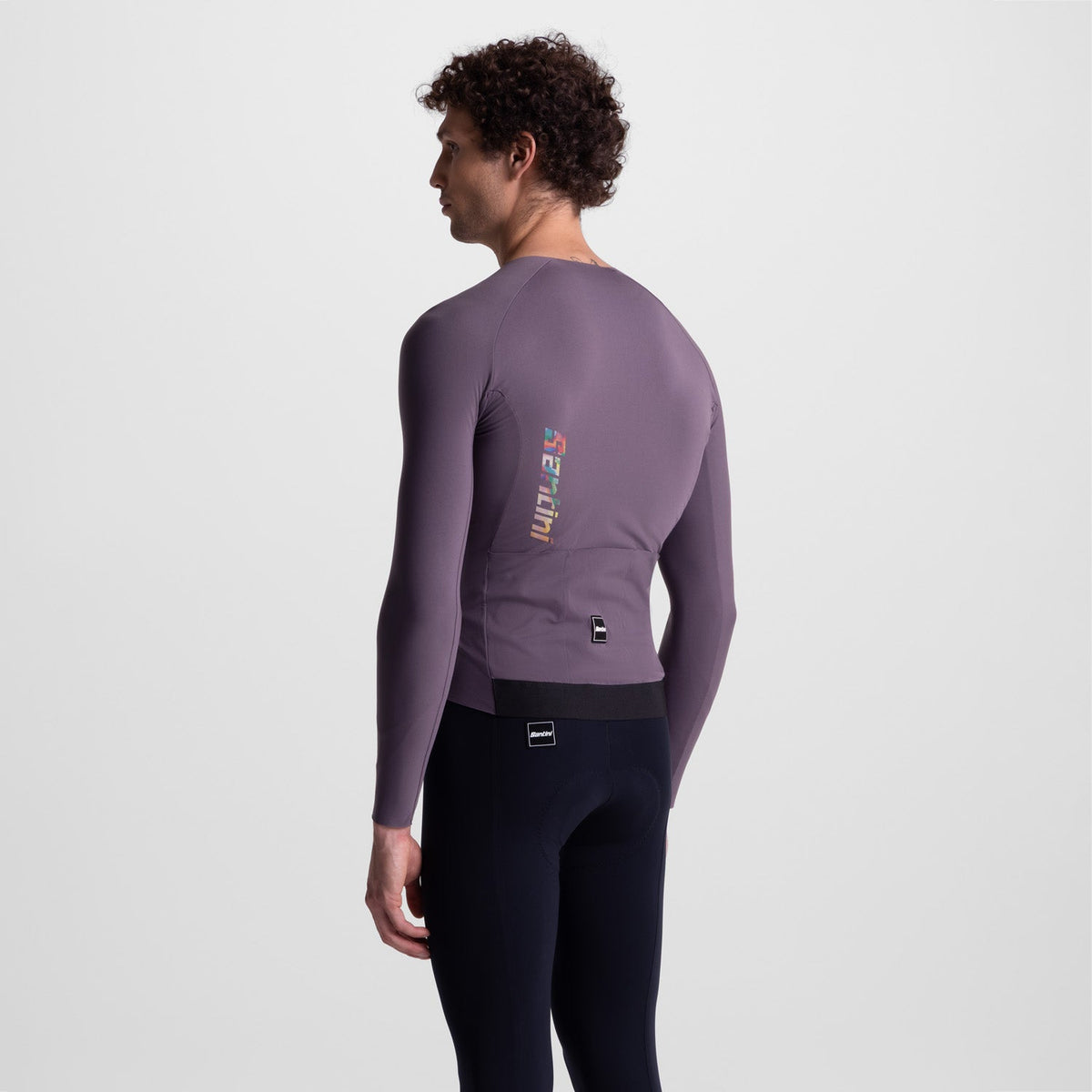 SANTINI UNICO Long Sleeve CYCLING JERSEY - ASH GREY