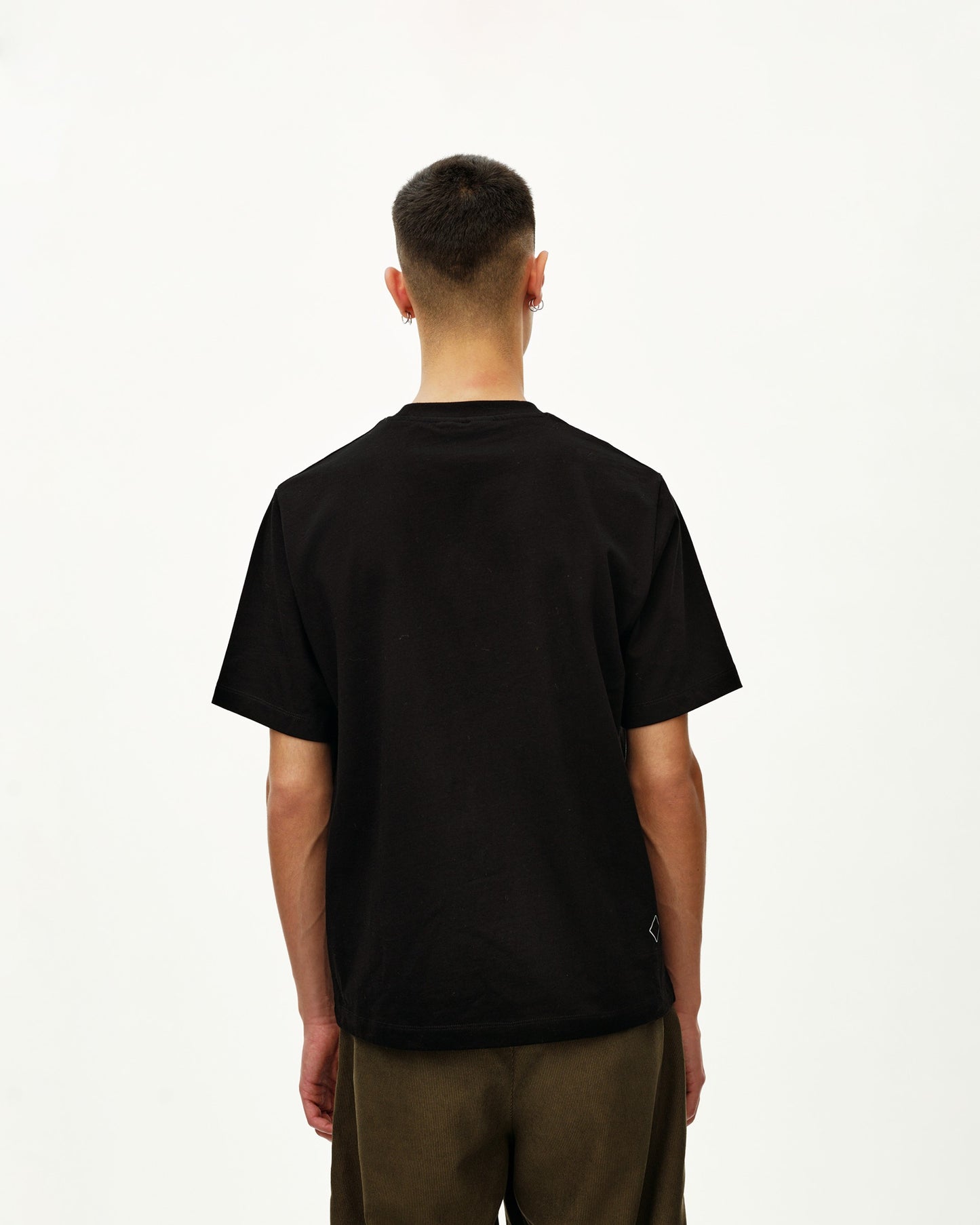 PAS NORMAL STUDIOS Off Race Graphic T Shirt - Black