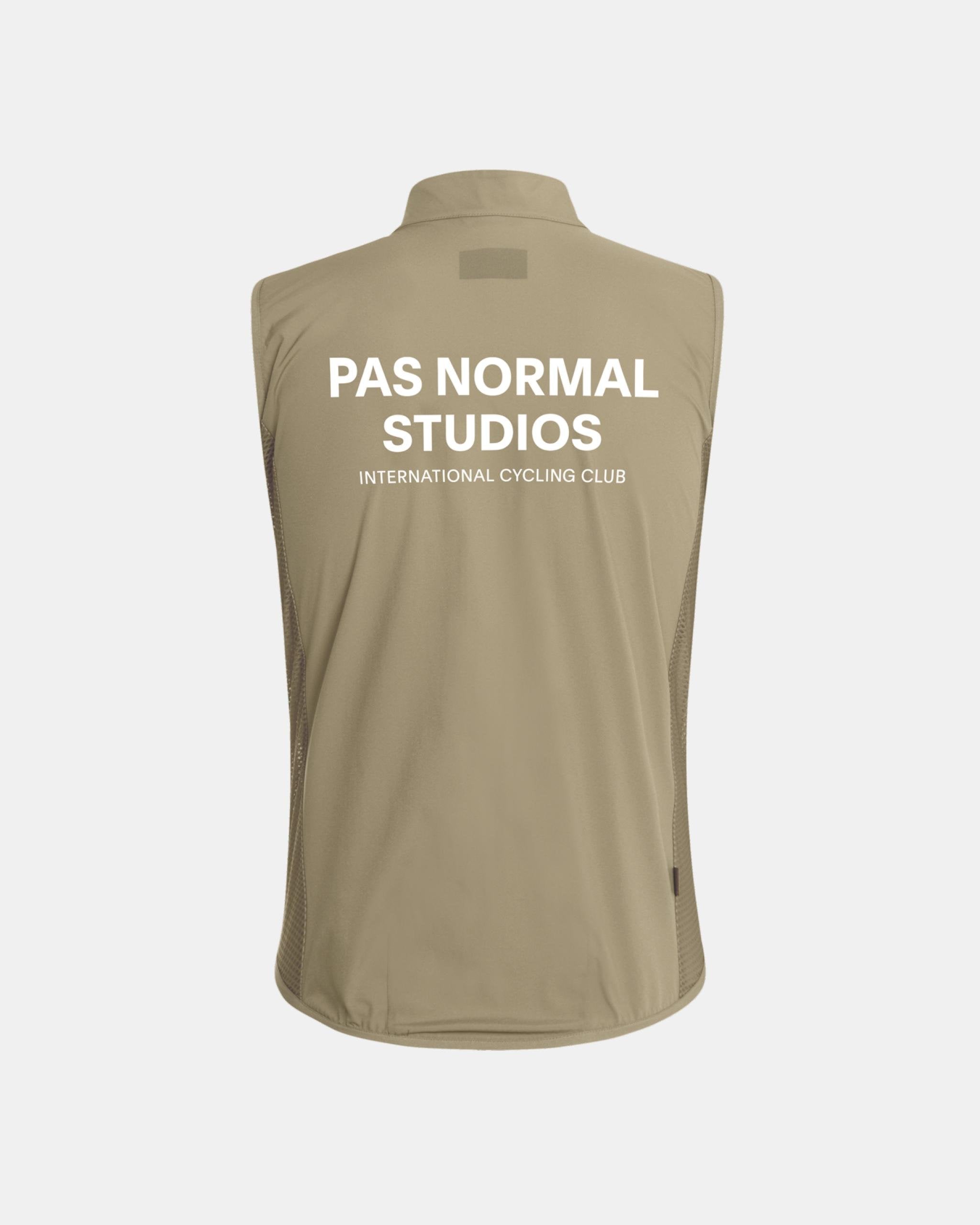 PAS NORMAL STUDIOS Mechanism Stow Away Gilet - Beige | Velodrom