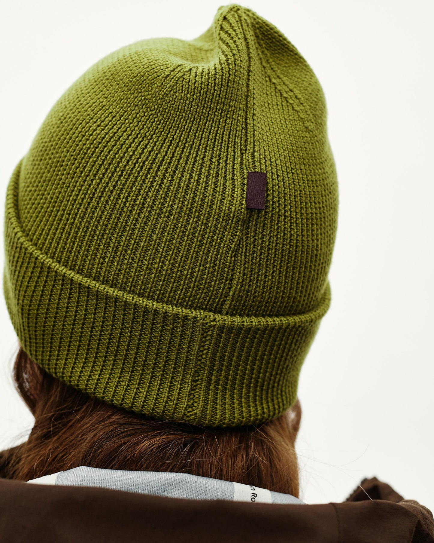 PAS NORMAL STUDIOS Off Race Wool Knit Beanie - Dark Lime