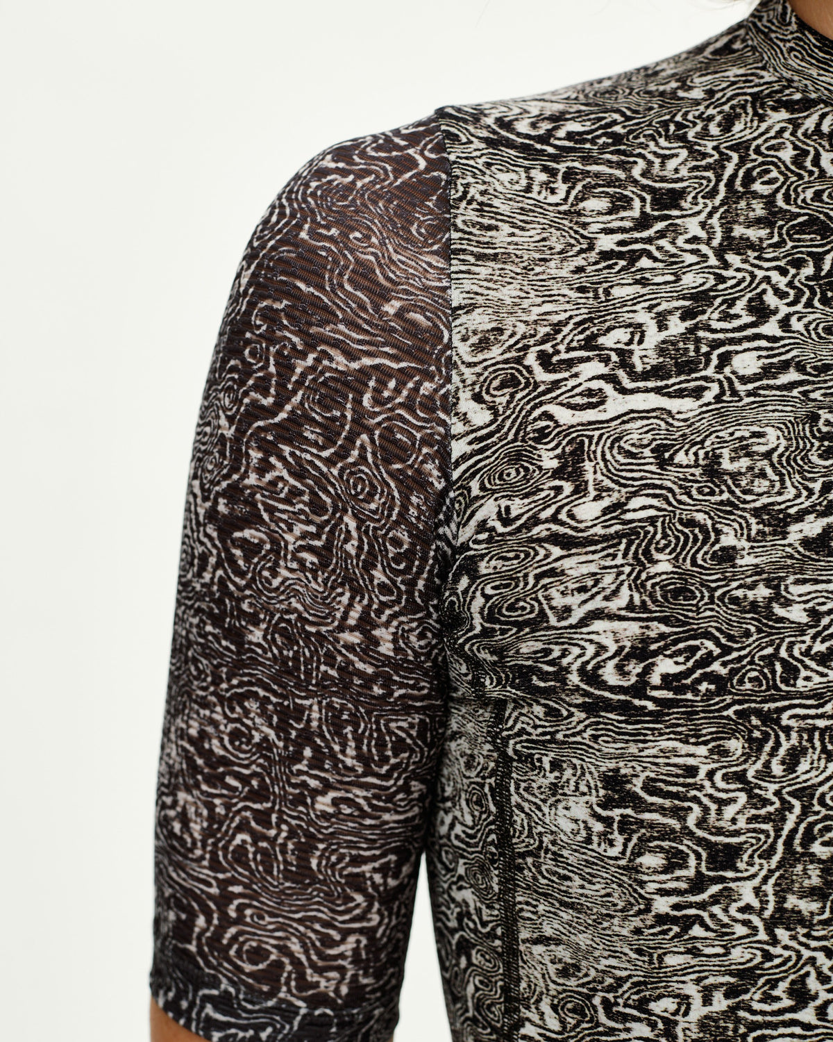 PAS NORMAL STUDIOS Women Essential Light Jersey - AOP Grain Off White