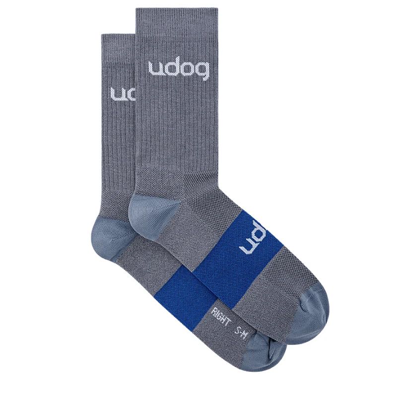 CALCETINES UDOG GRAVEL NEGRO/AZUL - OCTANO