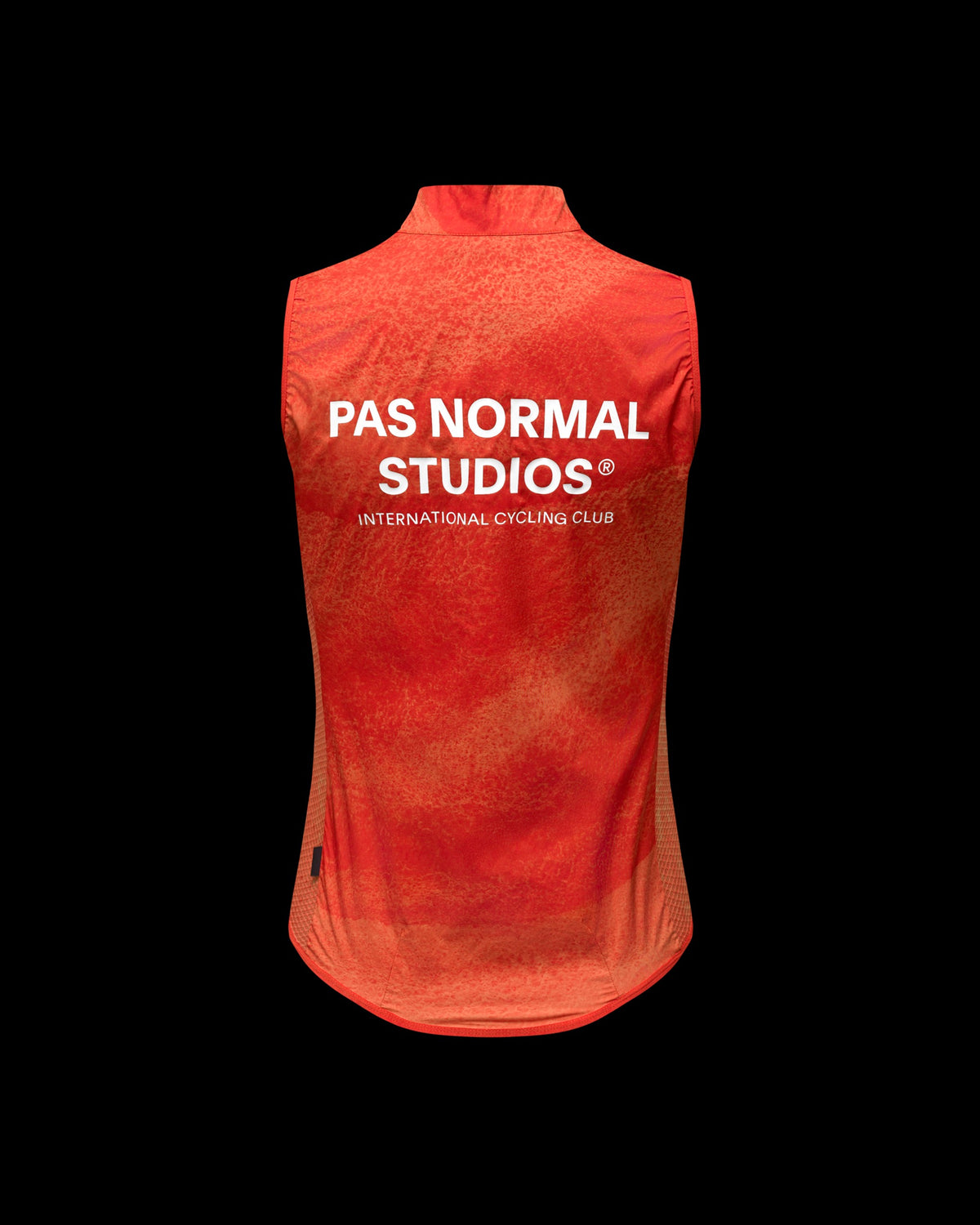 PAS NORMAL STUDIOS Women Mechanism Stow Away Gilet - AOP Hibiscus Orange