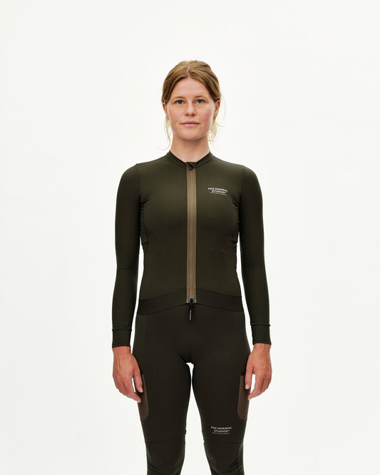 PAS NORMAL STUDIOS Women Escapism Long Sleeve Jersey - Dark Olive
