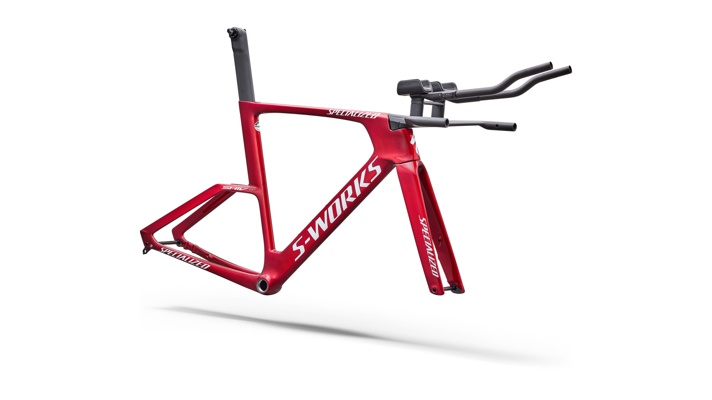 SPECIALIZED SWORKS SHIV TT DISC MODULE - RUBY METALLIC/METALLIC Blanc SILVER