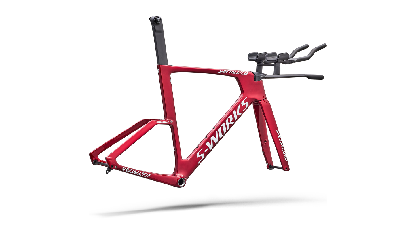 SPECIALIZED SWORKS SHIV TT DISC MODULE - RUBY METALLIC/METALLIC Blanc SILVER