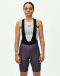 PAS NORMAL STUDIOS Damen Essential Kurze Trägerhose - Iron Grey