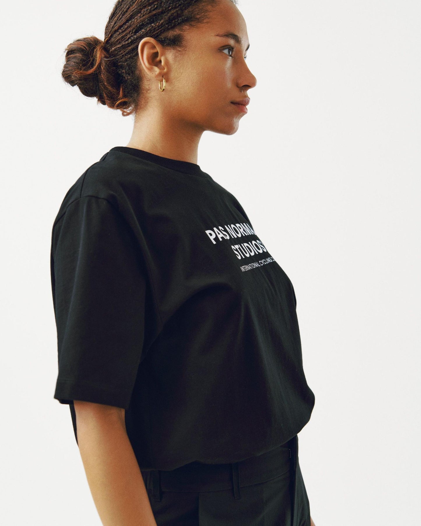 PAS NORMAL STUDIOS OffRace Logo TShirt - Black