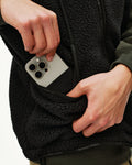 PAS NORMAL STUDIOS Off Race Pile Fleece Chaleco de ciclisme - Negre